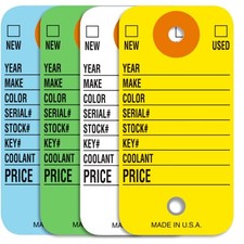 Heavy Duty Paper Key Tags Box of 500 