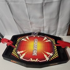 1980’s Milton Bradley Crossfire Game With Pucks And Steel Balls
