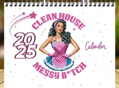 #ad Clean House Messy B*tch 2025 Wall Calender Humorous Funny New $11.99