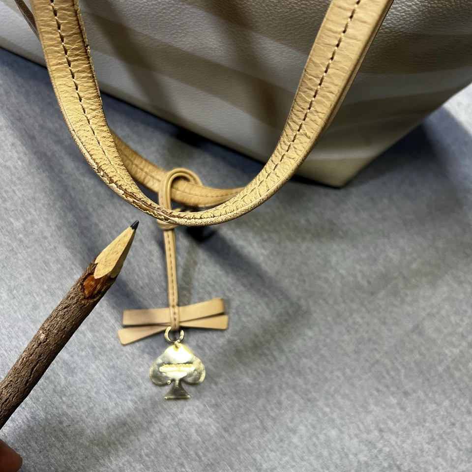 Bolso de Hombro Kate Spade New York Bondi Road Harmony Rayas Blancas y Crema, Foto 4 de 4