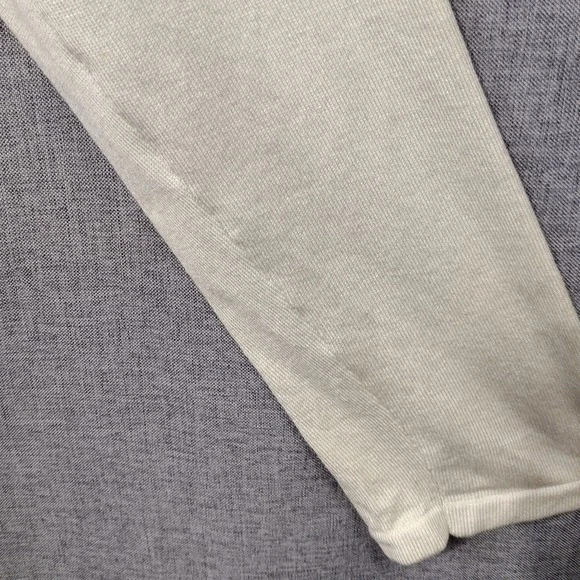 Emanuel Ungaro Silk Blend Sequin Button Sweater Women's M Cream Retro Y2K 90s - Image 4 of 4