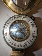 Hilger & Watts Brass Prismatic Compass
