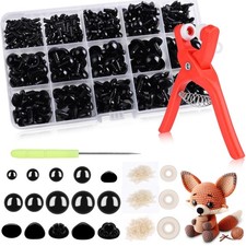 567Pcs Safety Eyes and Noses for Crocheting,1Pack Safety Eye Tool  5 Size