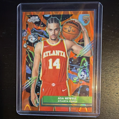 Topps 2025-26 Cosmic Chrome Asa Newell Atlanta Hawks Rookie RC #87