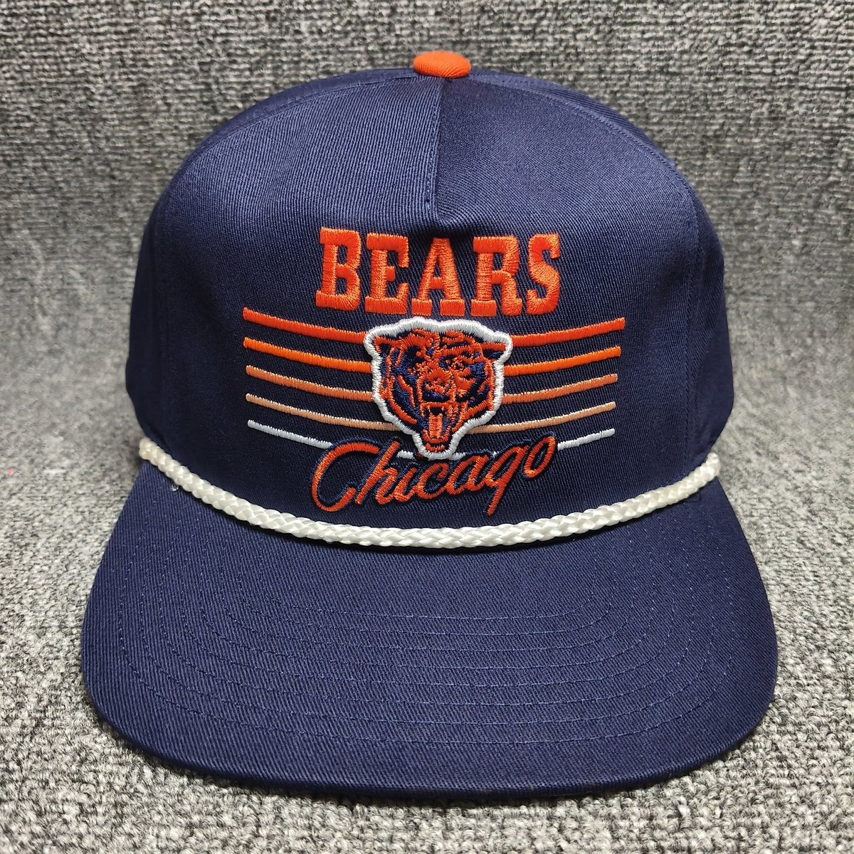 Mitchell & Ness Chicago Bears NFL Navy Rope Snapback Hat Cap