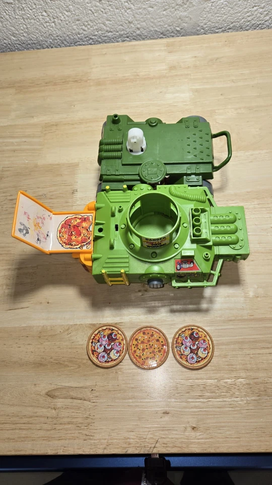 Leer Descripción ¡LANZADOR DE PIZZA BANDAI VINTAGE 1988 TMNT MUTANTE TORTUGAS NINJA! Foto 4 de 4