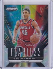 2024 Panini Prizm Draft Picks Fearless Silver Prizm #2 Donovan Mitchell