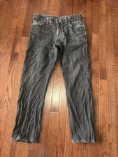 Ermenegildo Zegna Jeans Mens 33 (33x29) Black Stretch