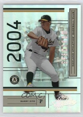 2004 Playoff Absolute Memorabilia Spectrum Silver /100 Barry Zito #152 1bi0