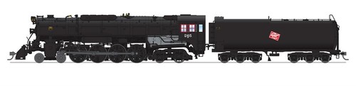 Locomotora de vapor Broadway Limited 6492 HO Milwaukee S3 4-8-4 P4 DCC/Sonido #265 | Condition: New