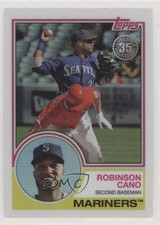 2018 Topps Silver Pack 1983 Topps Design Chrome Series 2 Robinson Cano #72 1h5