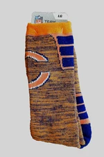 CHICAGO BEARS  Pair of  GAME SOCKS Large NFL LICENSED TEAM Apparel