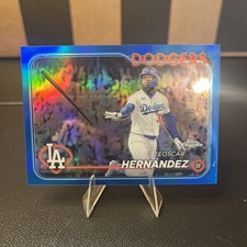 2024 Topps Chrome Teoscar Hernandez #57 Blue Refractor /150 SP 