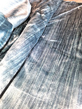 Velvet Upholstery Fabric  Home D cor Craft Material 55" x 76  Lt BLUE Stripe