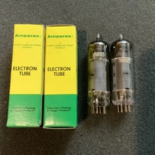 ANOS Amperex EL84 6BQ5 Tubes D-Getter MATCHED Bugle Boy N709 E84L CV2975 NICE! D