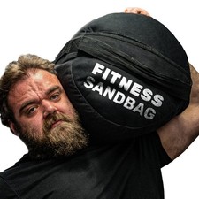 Strongman Sandbag for Working Out [Bells of Steel] Fitness Sand Bag Sacks, Co...