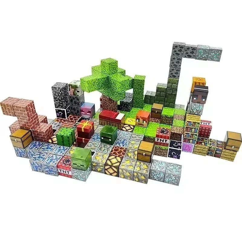 300PCS Magnetic Building Blocks STEM Toy Kids Creative Montessori Set Game Gift - Image 2 of 4