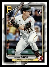 Henry Davis 2024 Bowman #61 Pittsburgh Pirates ROOKIE RC *025