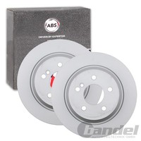 2X A.B.S. Bremsscheiben 300Mm Hinten Passend FüR MERCEDES-BENZ S-KLASSE SL