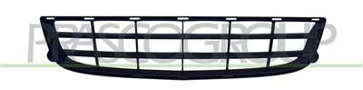 Grille centrale pare-chocs avant noire pour Opel Agila 2008-2015