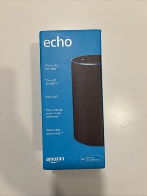 Amazon Echo 2nd Gen Alexa Far-Field Voice Control Smart Speaker Black New Sealed
