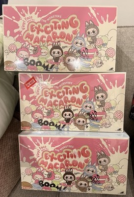 POPMART LABUBU The Monsters Exciting Macaron -  1 Set Of 6 Blind Boxes New!