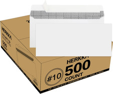 10 Security Self-Seal Envelopes, No.10 Windowless Business Envelopes, Security