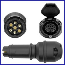 Spannungswandler Adapter 7pol LKW 24V auf 12V 13pol Anh&auml;nger Spannungsreduzierer