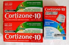 Cortizone 10 Ultra Soothing Creme MIX LOT 3 PACK EXP 03/2027