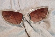 90s Styling Rectangular Fem Color Sport Plastic Wrap Around Sunglasses