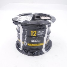 500' Southwire 12 AWG Solid THHN Building Wire 600V Copper White