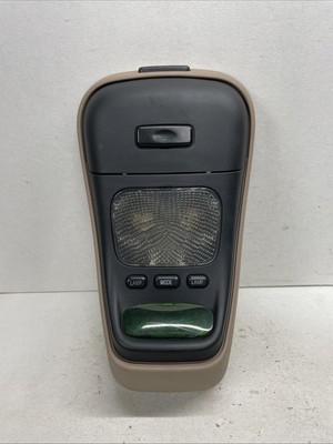 95-01 Ford Explorer Tan Overhead Console W/Compass Dome Light Map Light OEM
