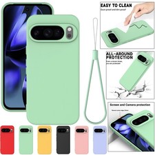 Für Google Pixel 10 9 8 7 Pro XL 10A 9A 8A 7A Flüssiges Silikon Case Slim Hülle