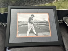 Cecil Fielder Signed 11 X 14 Framed And Matted Photo. Tristar Authentic. 22 X 18