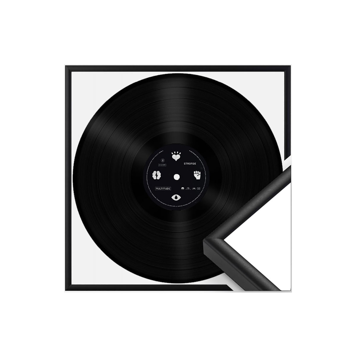 Cadre vinyle 33 tours pour une déco murale design de studio