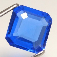 Natural 4.40 Ct Certified Tanzania Blue Tanzanite 10x10 MM Asscher AAA Gemstone