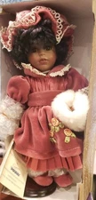 Maud Humphrey Doll Collection by Seymour Mann African American Porcelain  Doll