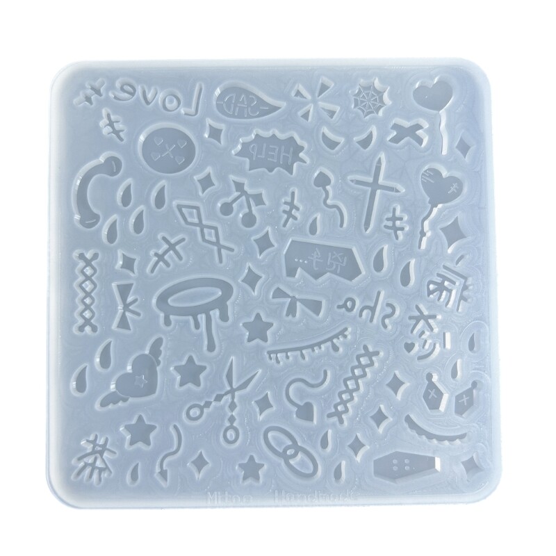 Keychain Silicone Mold Resin Casting Hollow Shaking Cup Pendant Mould