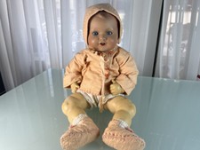 Künstlerpuppe Alte Masse Puppe 58 cm. Zustand Siehe Fotos.     