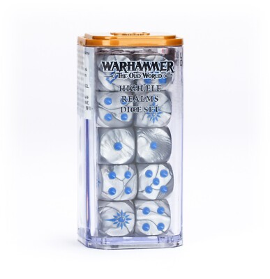 Hochelfen Würfel Set - Brandneu - Warhammer The Old World Games Workshop