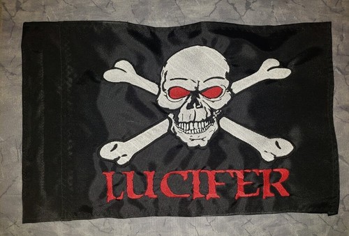 Personalized Red Eye Skull Safety Flag ATV JEEP UTV Sailboat Made to fit - Picture 7 of 8