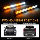 2x 17” Traffic Advisor Strobe Light Bar Emergency Warning Flashing Safety Truck — photo 6