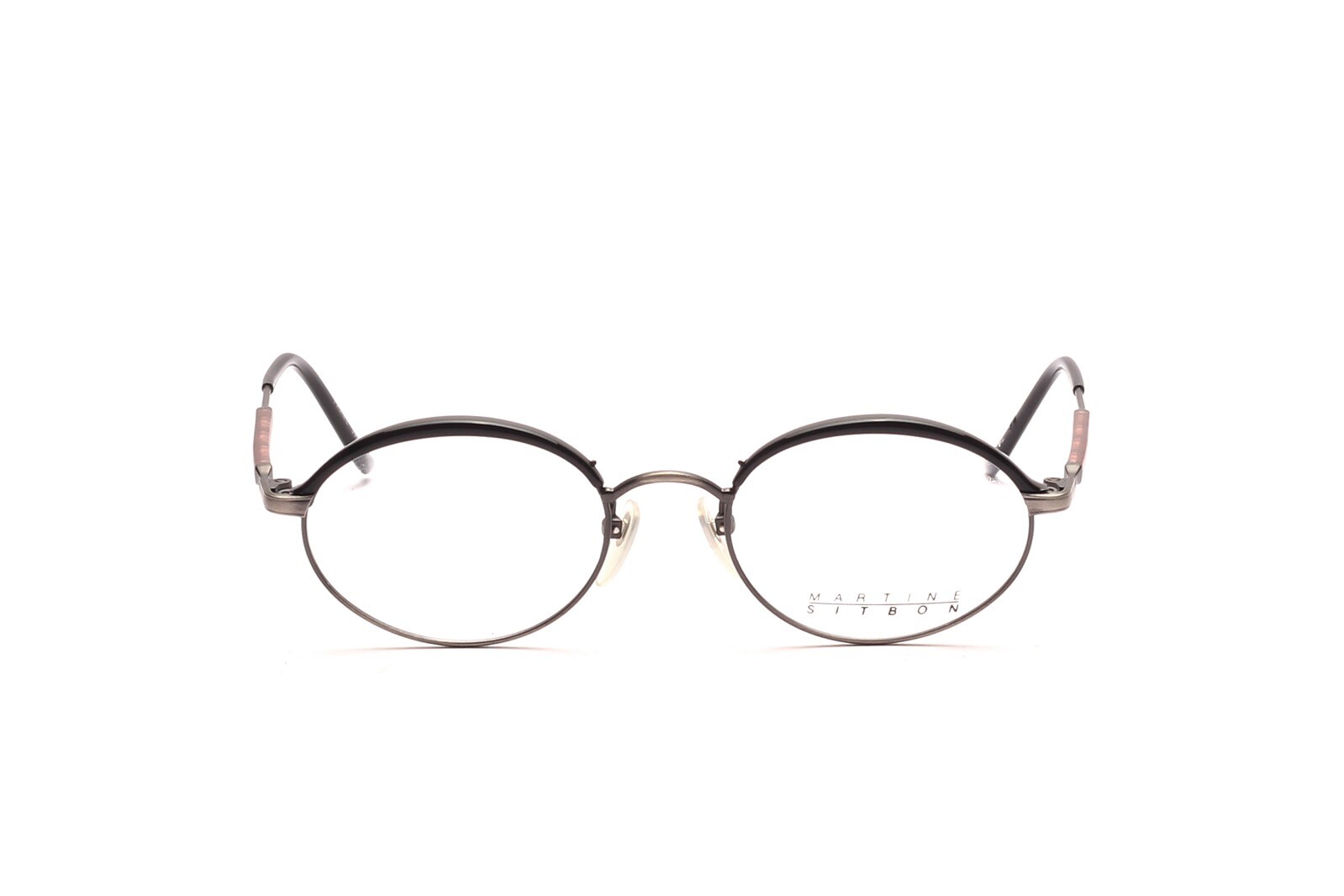 Овальный металлический корпус Martine Sitbon из цельнозерновой стали Schwarz 49 - 19 мм B5