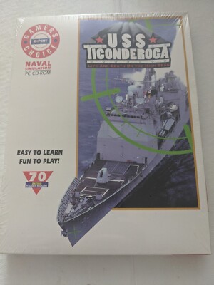 USS Ticonderoga Life and Death on the High Seas PC Game New and Sealed in Box