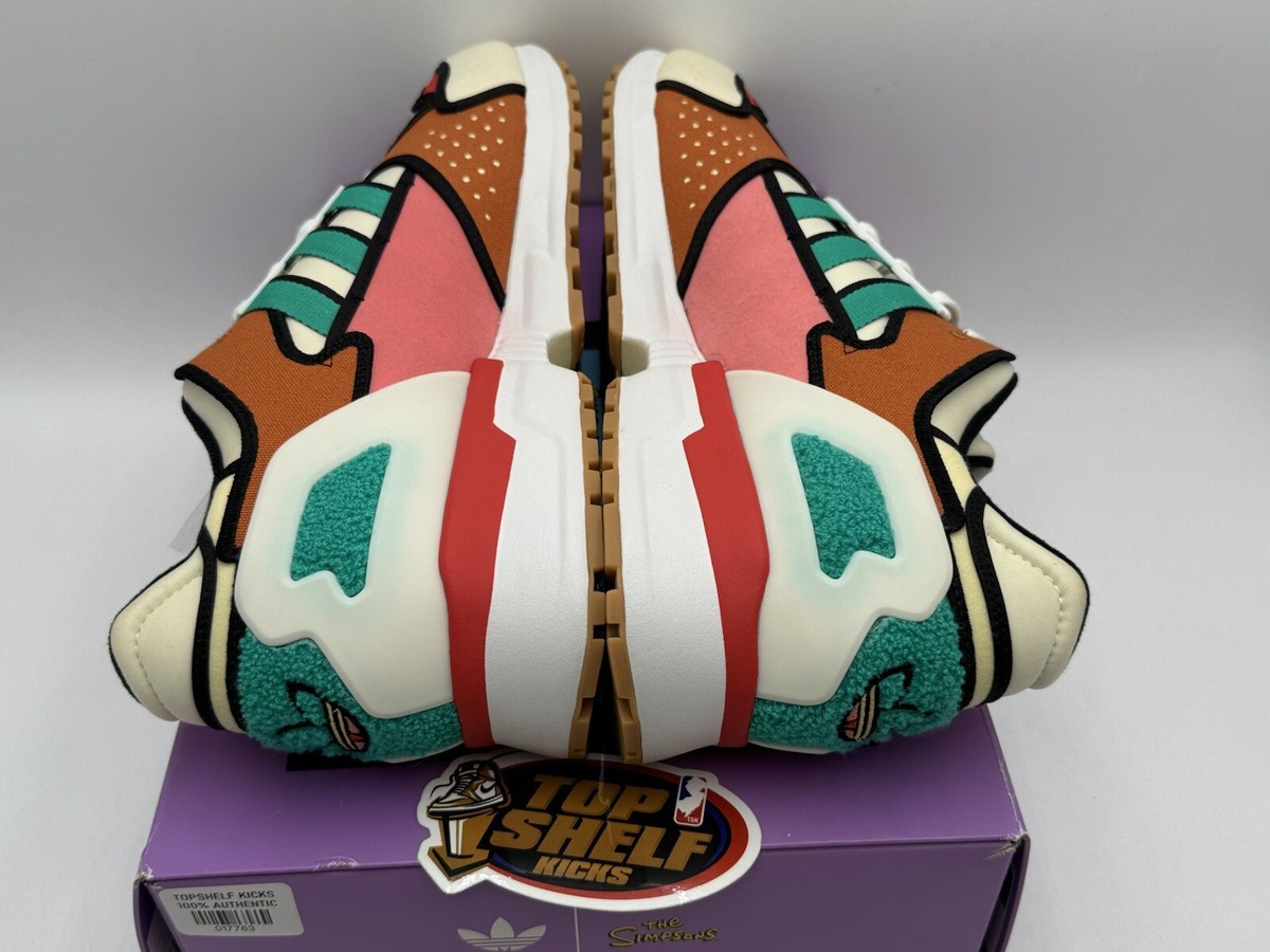 New Adidas ZX 10000 The Simpsons Krusty Burger 2021 Size New Adidas ZX 10000 The Simpsons Krusty Burger 2021 Size