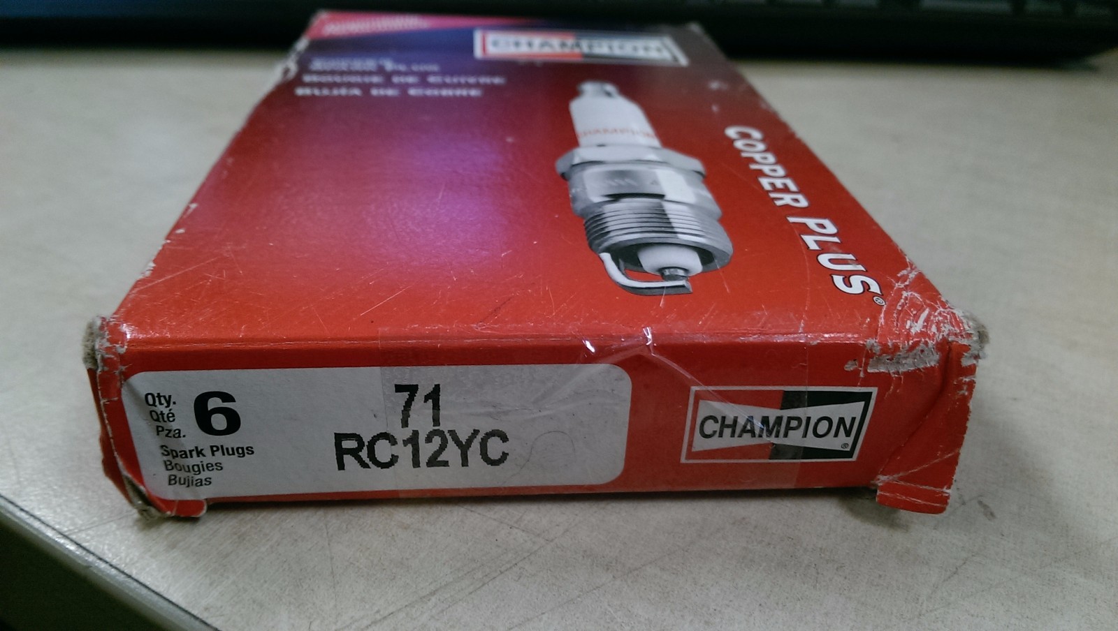 Champion 71 RC12YC 6 Pack Copper Spark Plugs