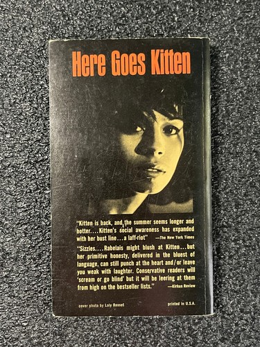 VINTAGE PB Here Goes Kitten ROBERT GOVER 1965 Dell 1st Politics Sexuality Drugs - Picture 6 of 6