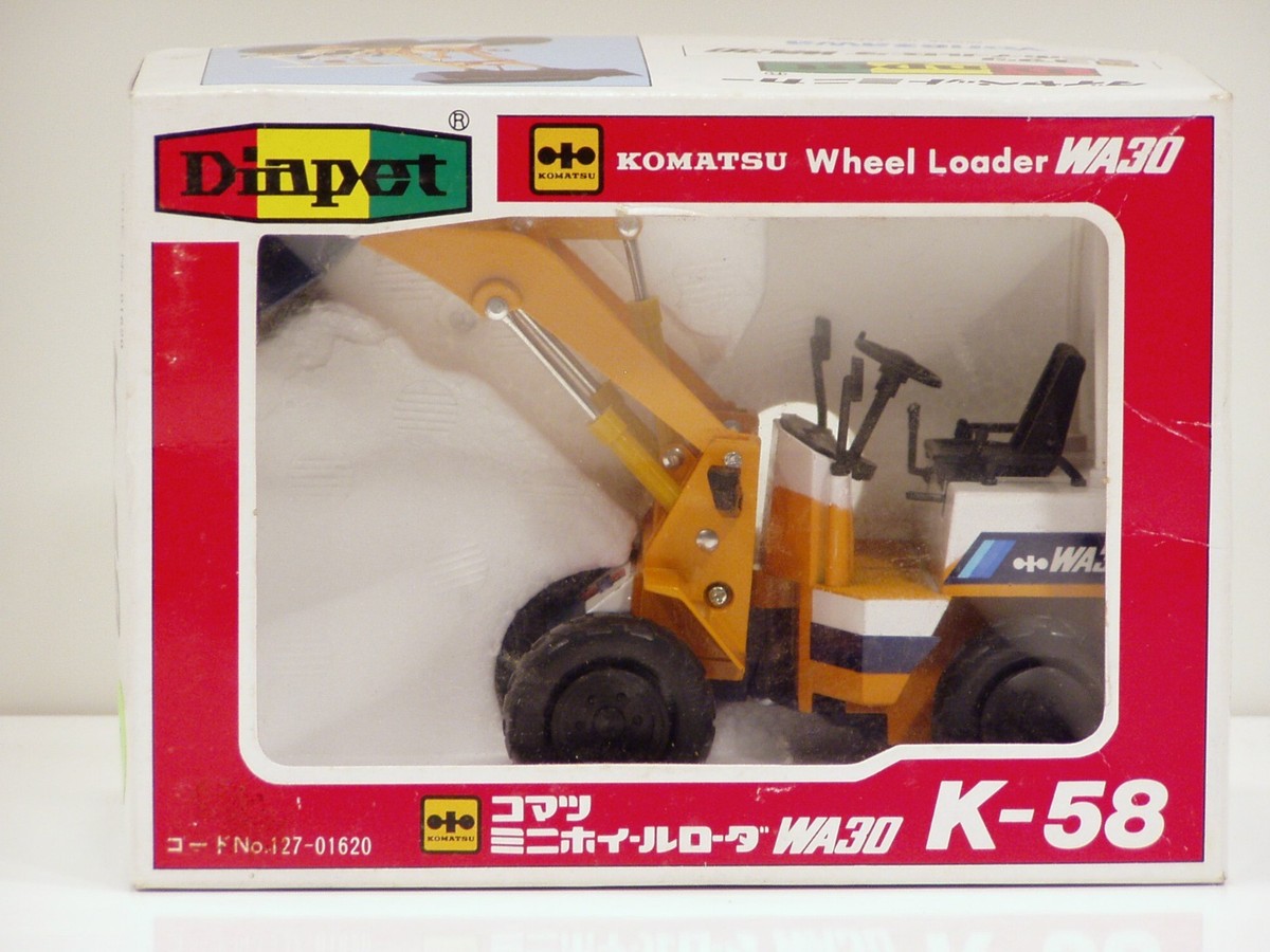 Komatsu WA30 Wheel Loader - 1/25 - Diapet #K-58 - MIB | eBay