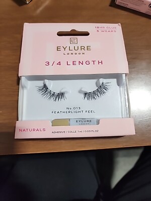 Naturals False Lashes Style No. 003 Reusable Adhesive Included 1 Pair