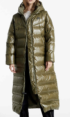 Nike NSW Down Fill Plus Oversized Therma Fit Puffer Jacket DM0692 222 Green XL